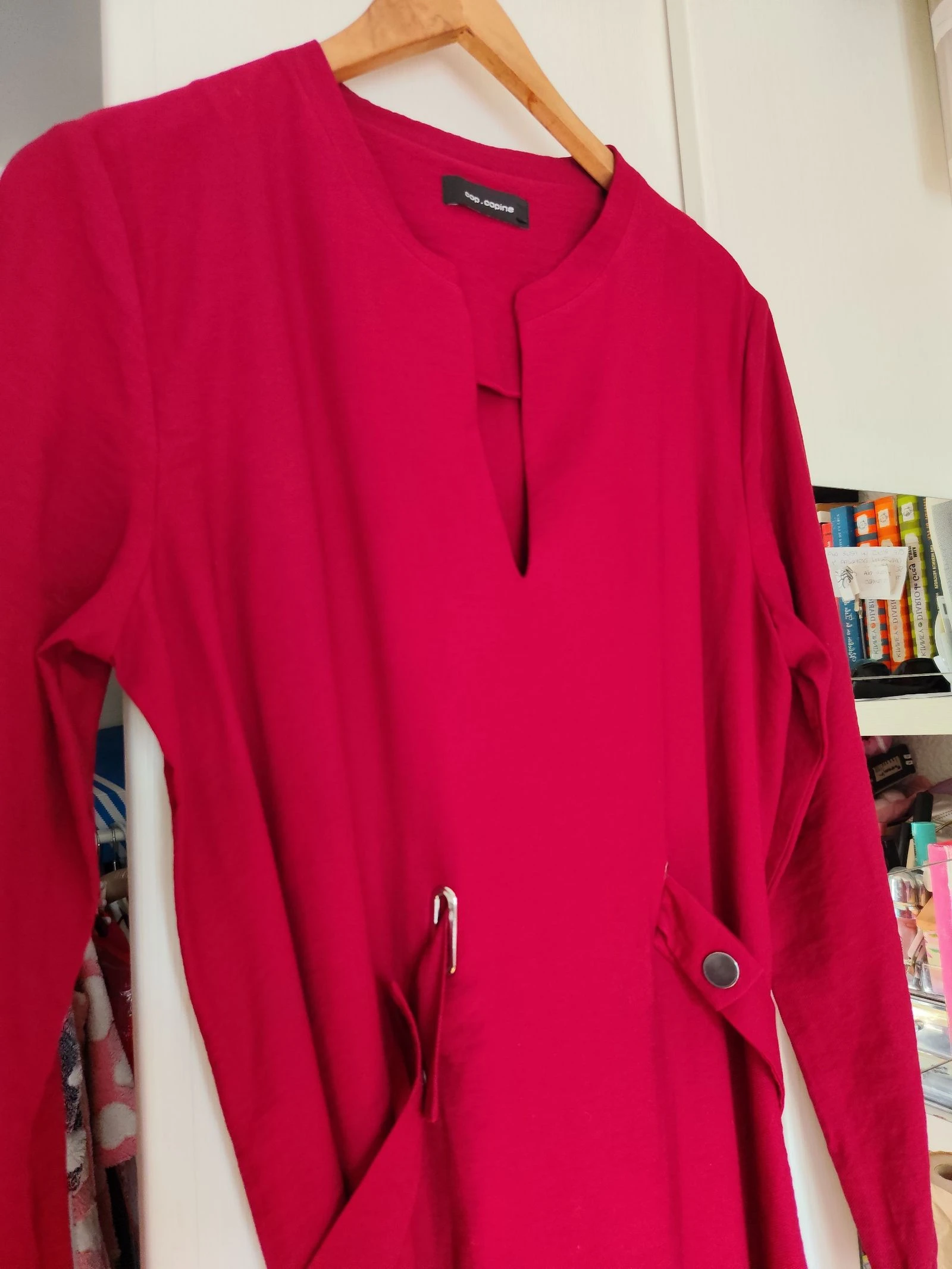 Elegant burgundy Cop Copine dress Size L/40 – photo 11
